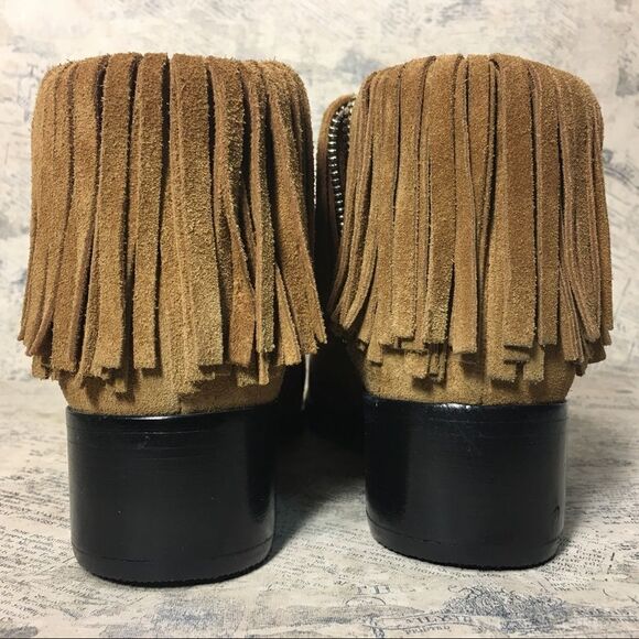 3.1 PHILLIP LIM Alexa fringed suede ankle boots - Picture 6 of 15